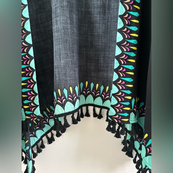 Trina Turk Kimono Tassel Beach Cover Up - Picture 5 of 9